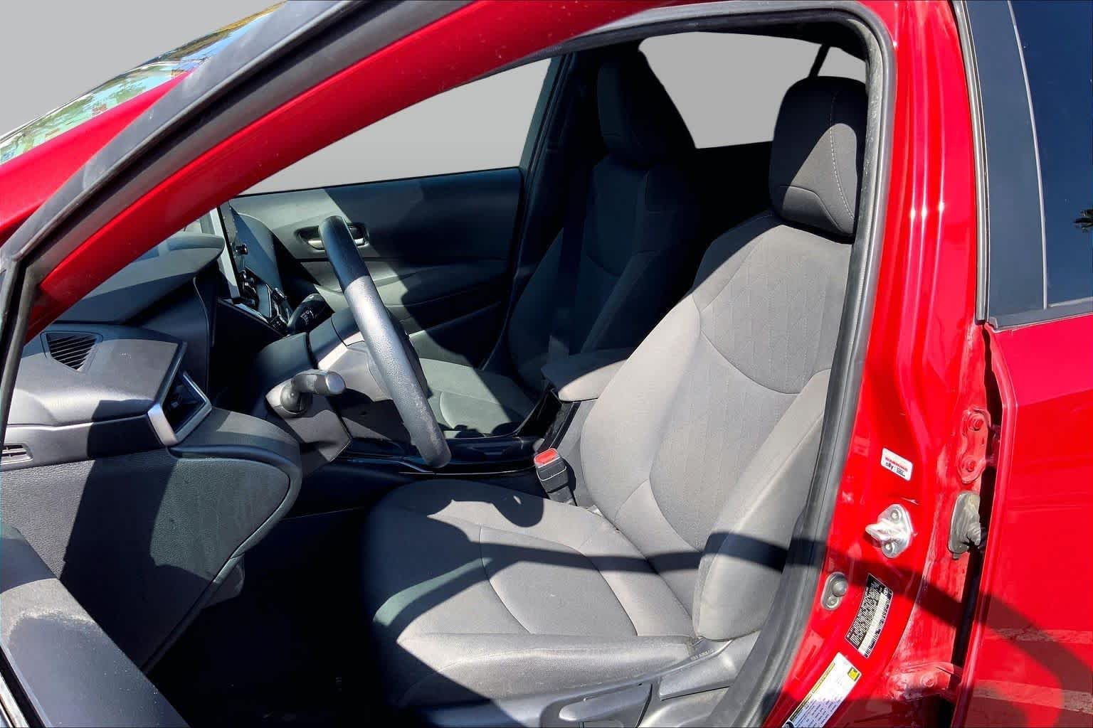 Used 2021 Barcelona Red Metallic Toyota LE image 7