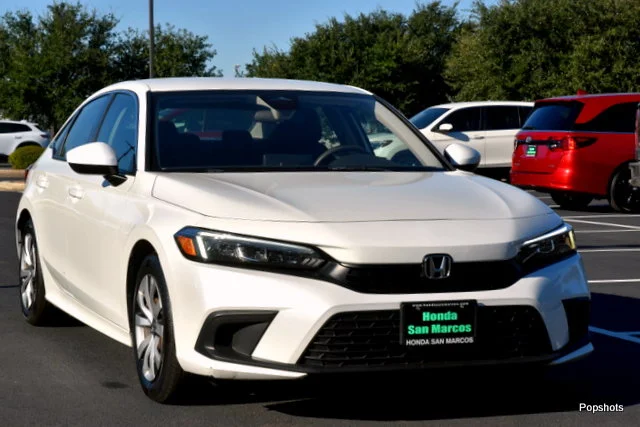 Certified Used 2023 Platinum White Pearl Honda 2.0L 4D LX image 2