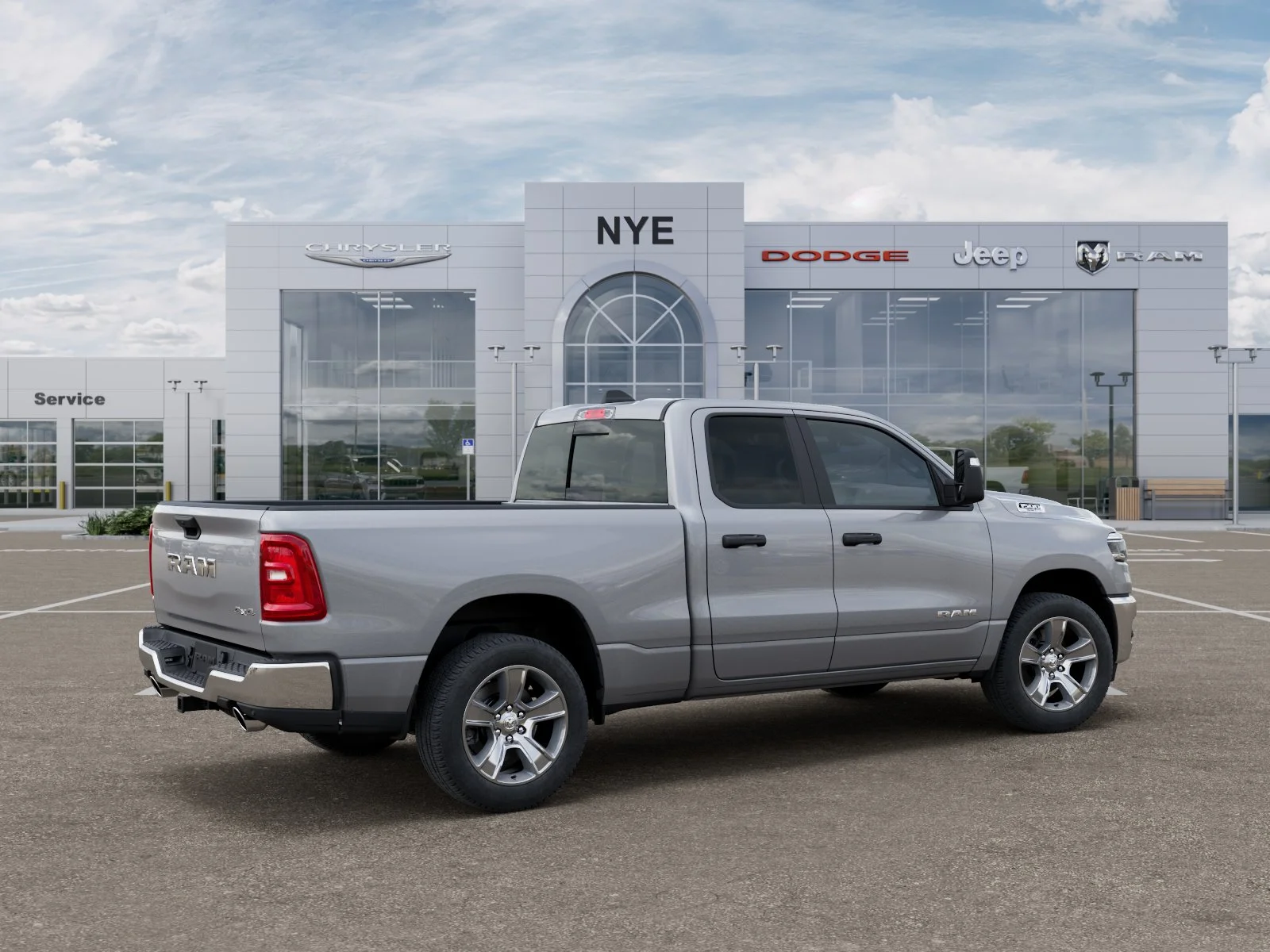 New 2025 Billet Silver Metallic Clear-Coat Exterior Paint RAM Tradesman image 31