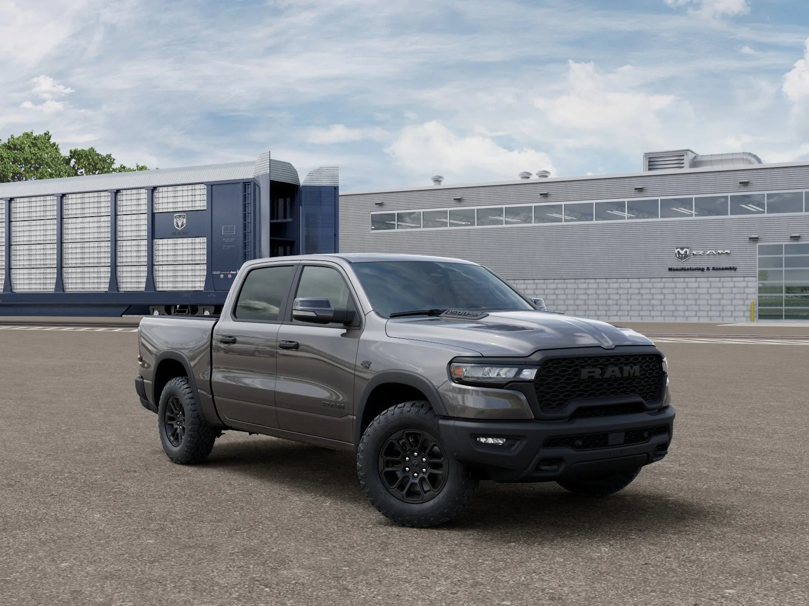 New 2027 Granite Crystal Metallic Clear-Coat Exterior Paint RAM Rebel image 5