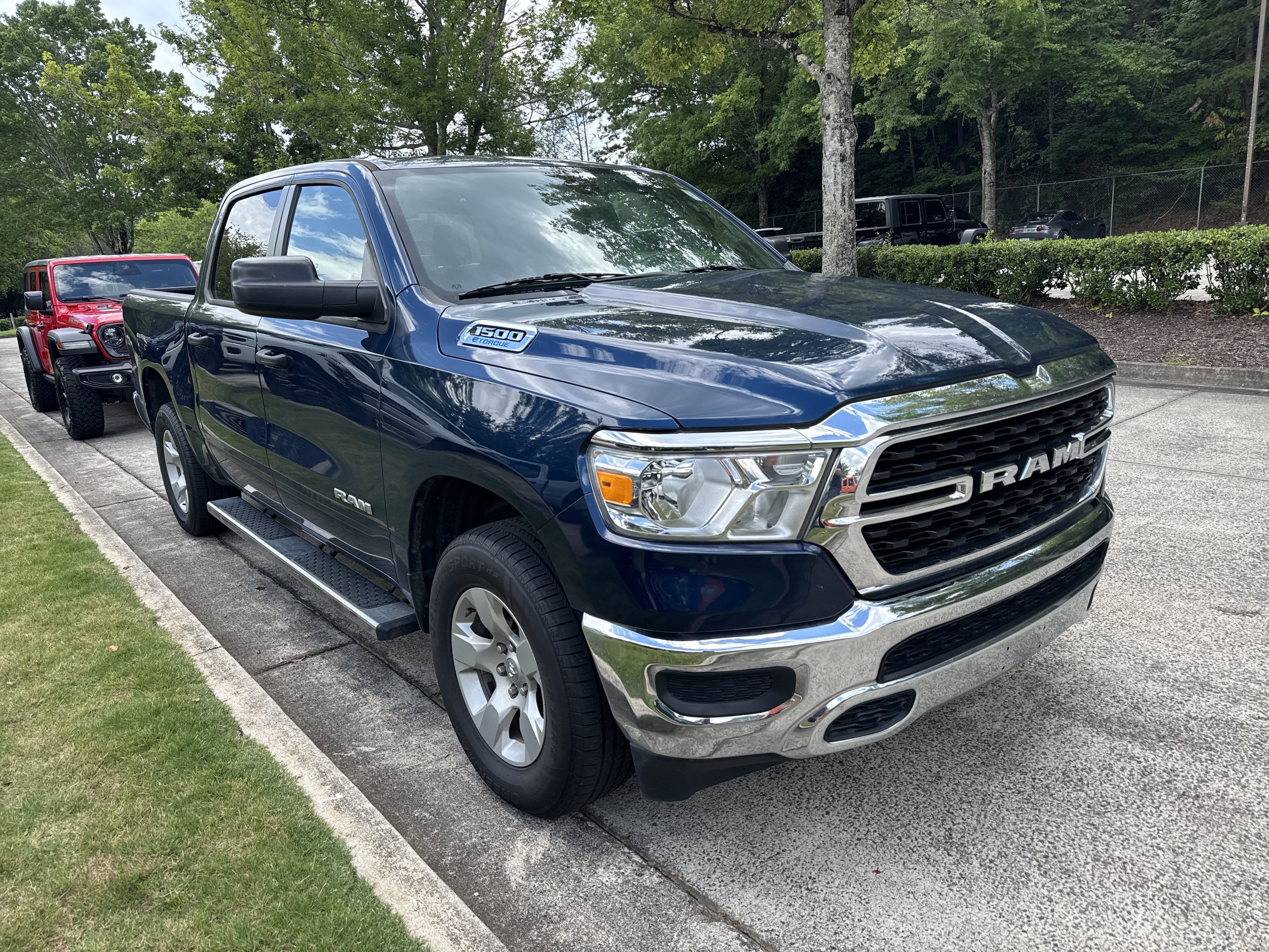 Used 2023 Patriot Blue Pearlcoat Ram Big Horn image 3