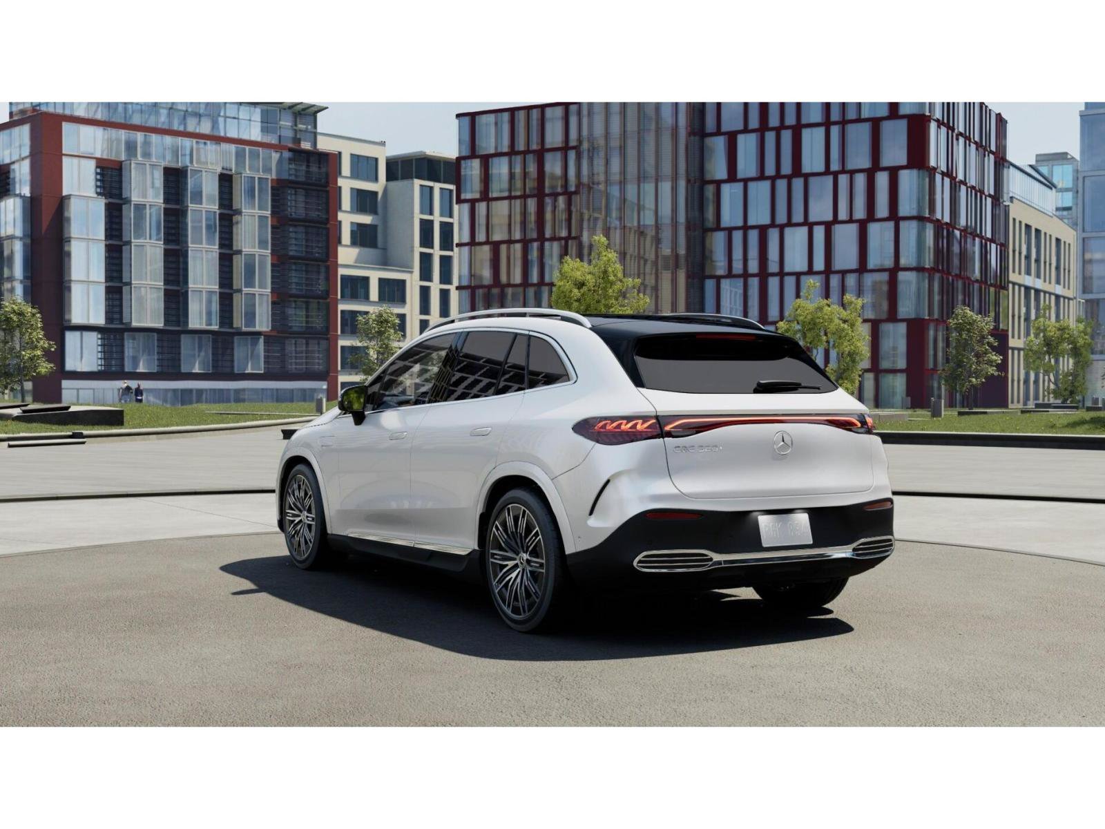 New 2027 MANUFAKTUR Moonlight White Metallic Mercedes-Benz EQE 320+ image 70
