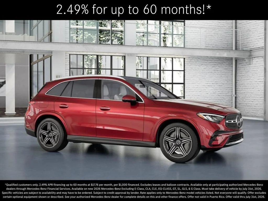 New 2026 MANUFAKTUR Patagonia Red Metallic Mercedes-Benz GLC 300 image 55