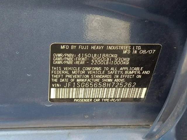 Used 2008 Blue Subaru 2.5X image 28