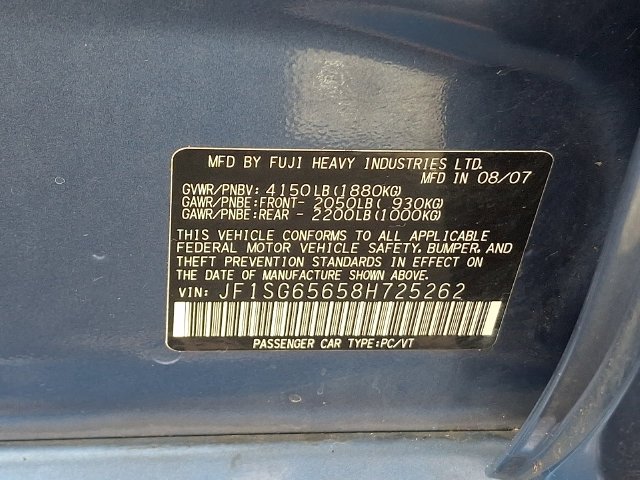 Used 2008 Blue Subaru 2.5X image 28