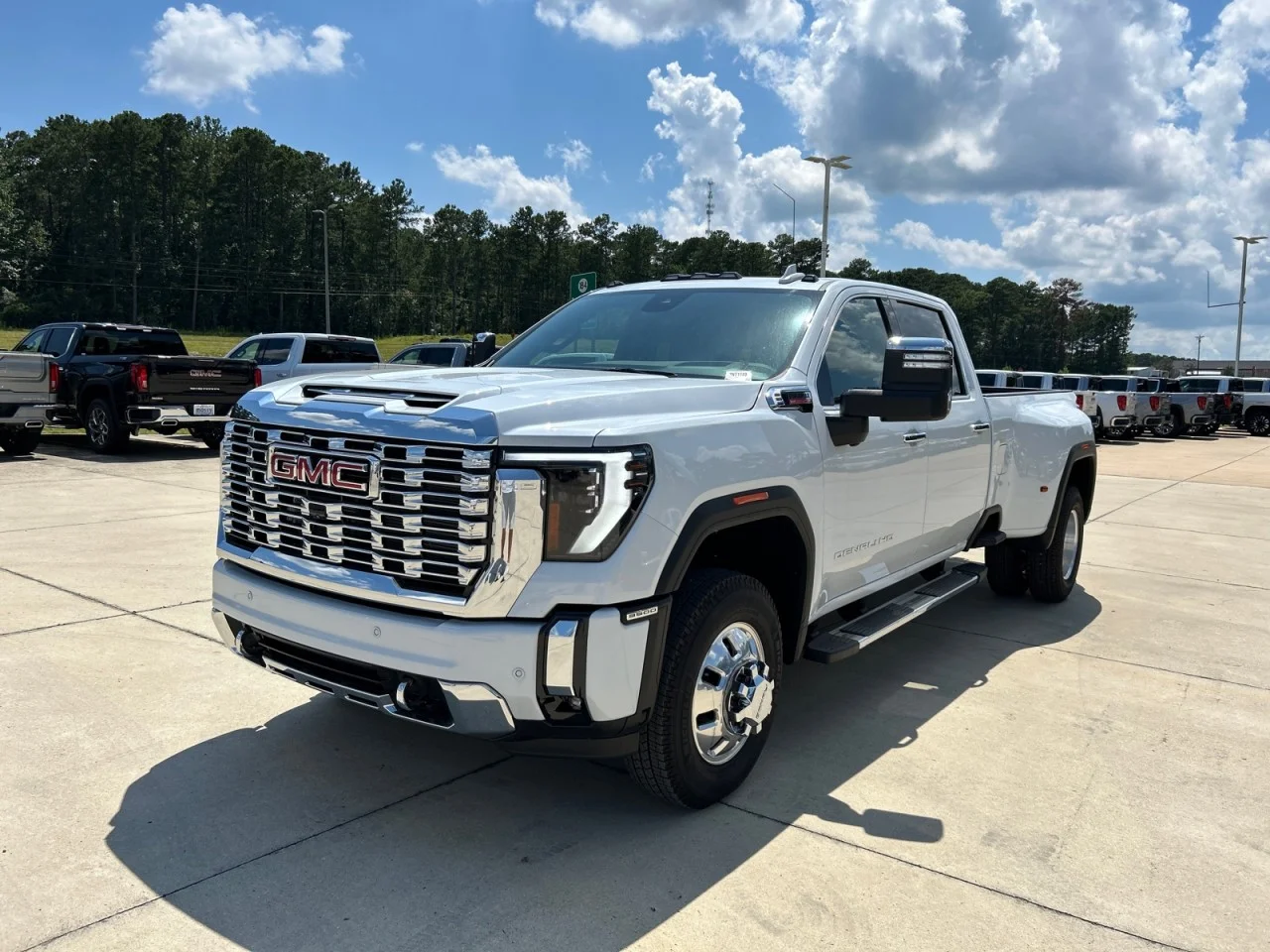 New 2026 Glacier White Tricoat GMC Denali DRW image 1