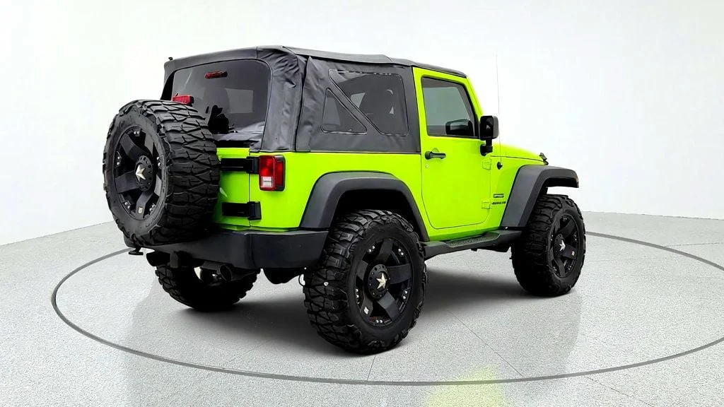 Used 2012 Gecko Pearl Jeep 4WD 2dr Sport w/ XD Wheels, Nitto M/T Tires & Trail FX Bumper image 5