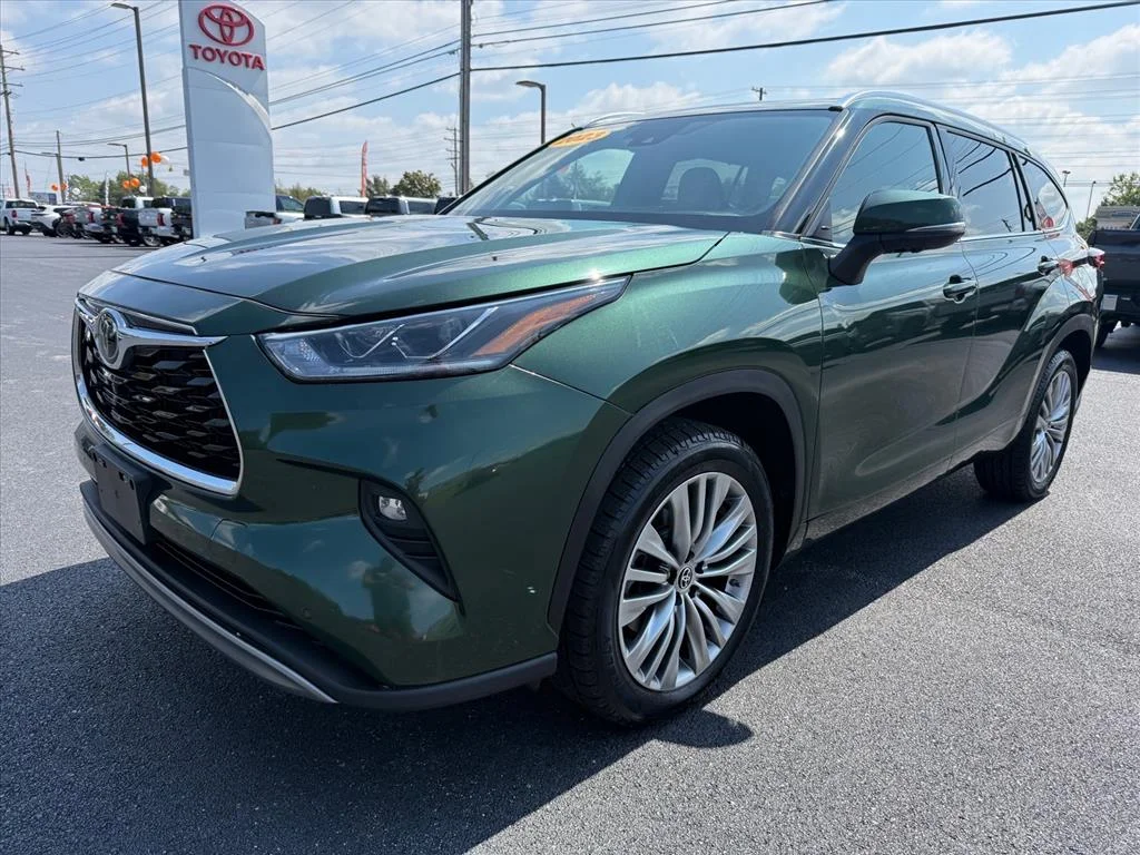 Certified Used 2023 Dark Green Toyota Platinum image 4