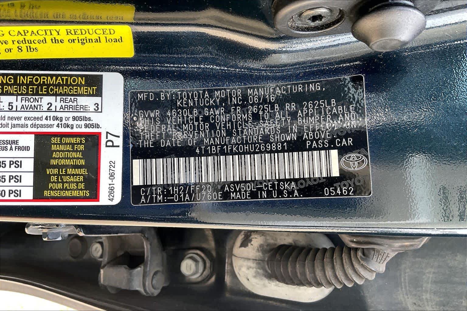 Used 2017 Cosmic Gray Mica Toyota SE image 33