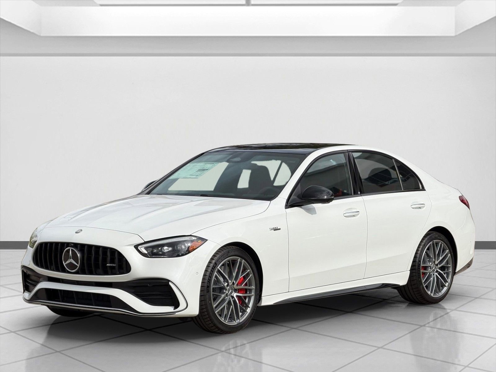 New 2026 MANUFAKTUR Moonlight White Metallic Mercedes-Benz AMG® C 43 4MATIC® Sedan image 28