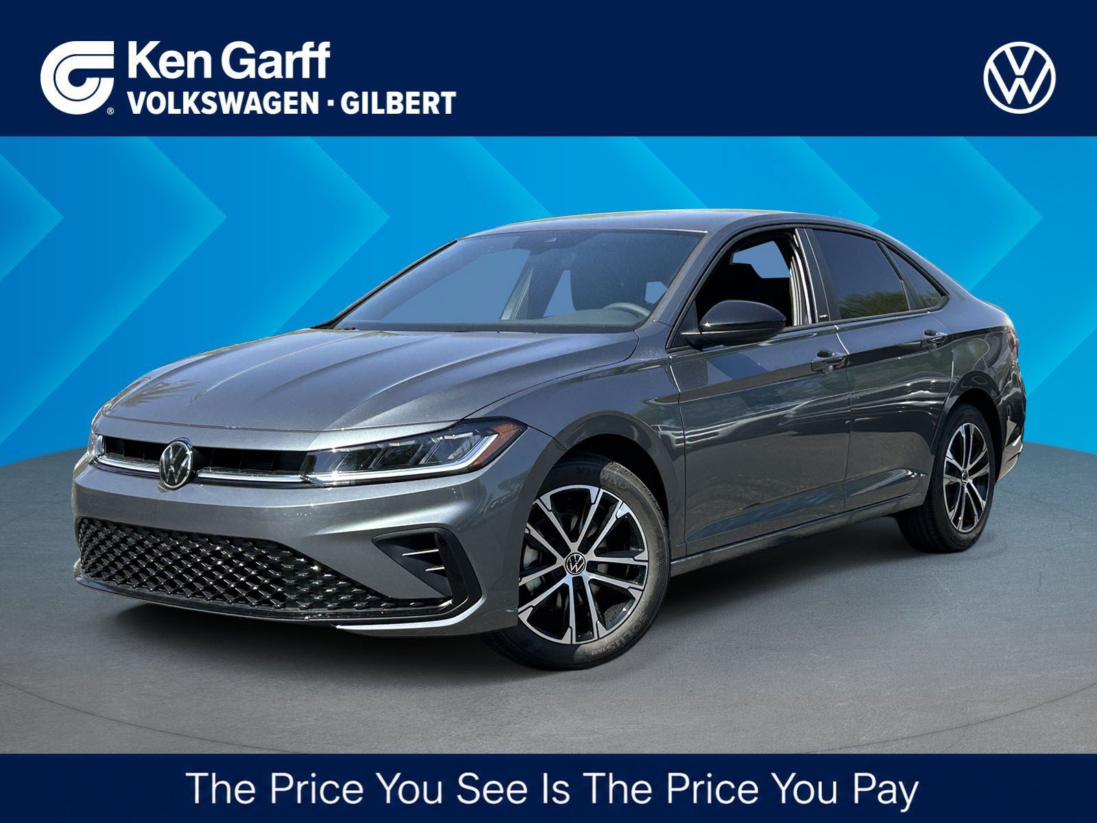 New 2026 Platinum Gray Metallic Volkswagen Sport image 1