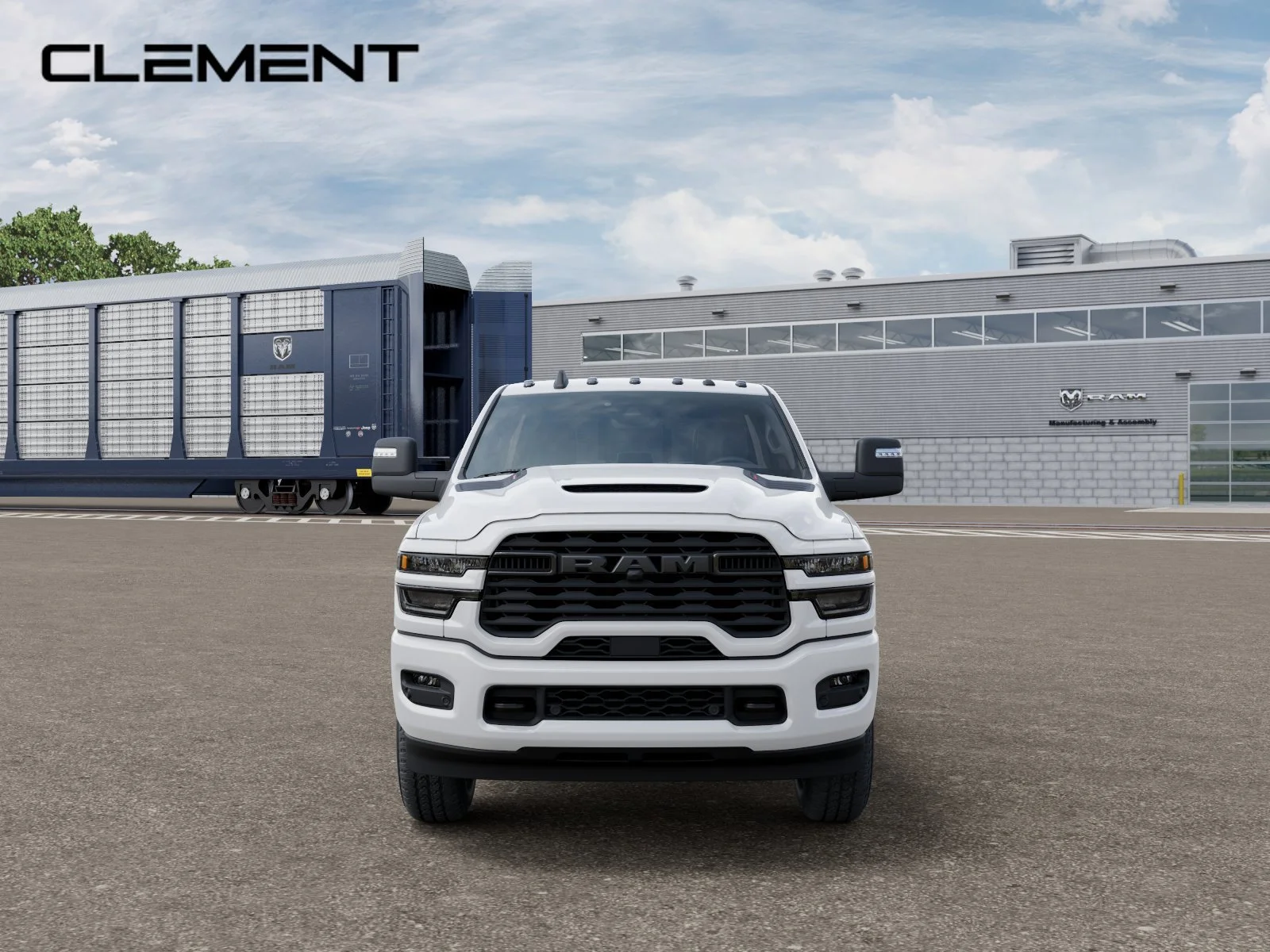 New 2027 Bright White Clearcoat RAM Black Express image 7