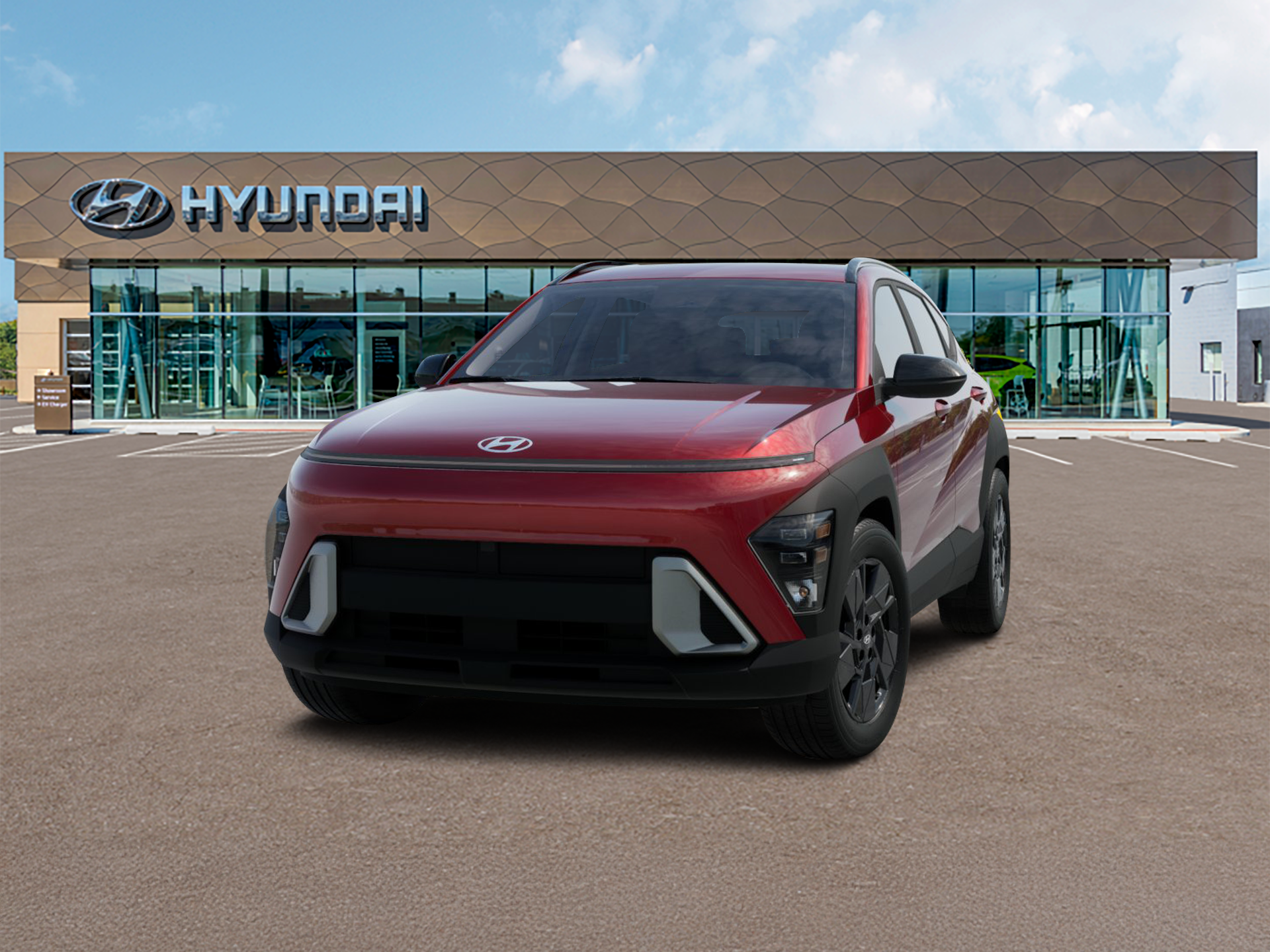 New 2027 Ultimate Red Metallic Hyundai SEL Sport FWD image 1