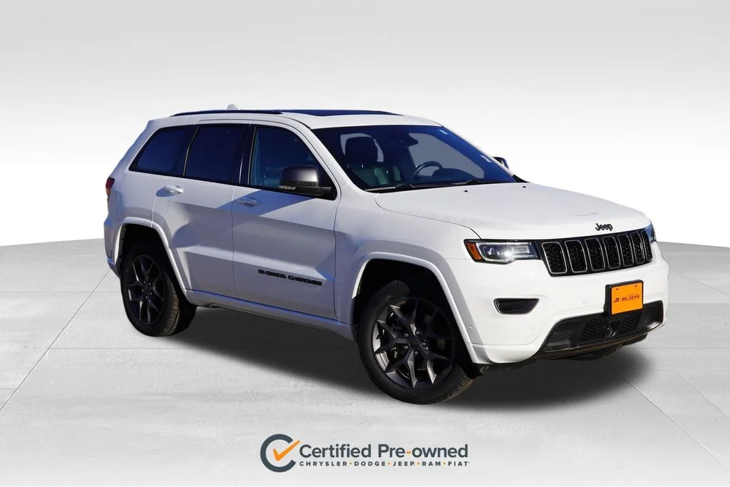 Certified Used 2021 White Jeep 80th Anniversary Edition image 1