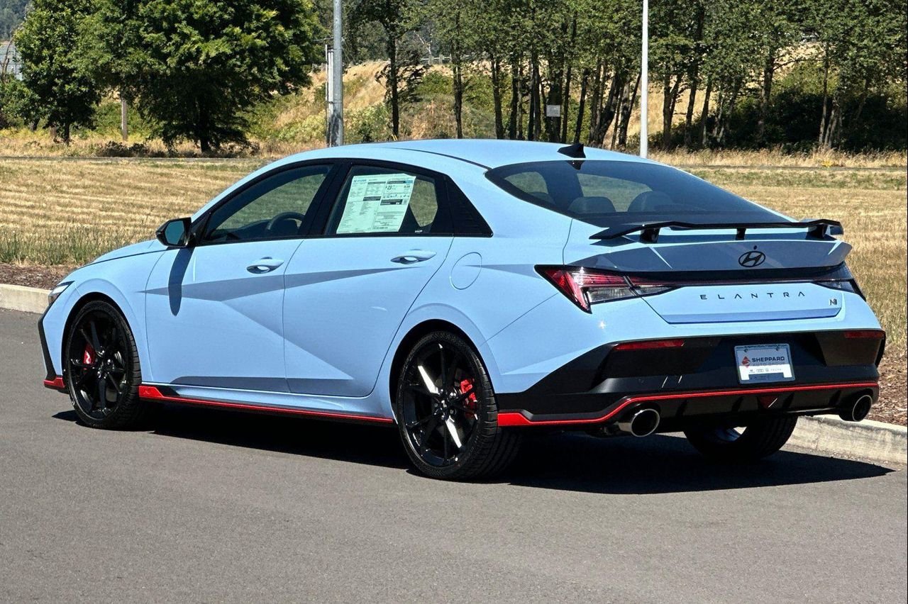 New 2026 Blue Hyundai Sedan image 5