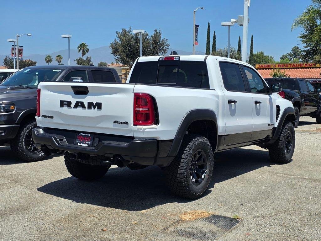 New 2026 Bright White Clear-Coat Exterior Paint RAM RHO Crew Cab 4x4 57