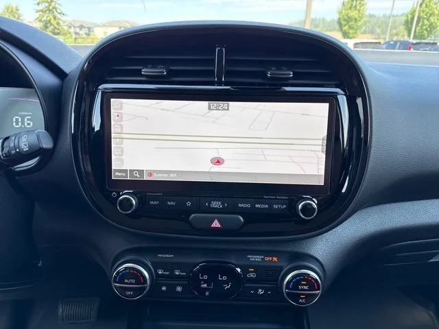 Used 2025 Surf Blue/Black Kia EX image 25