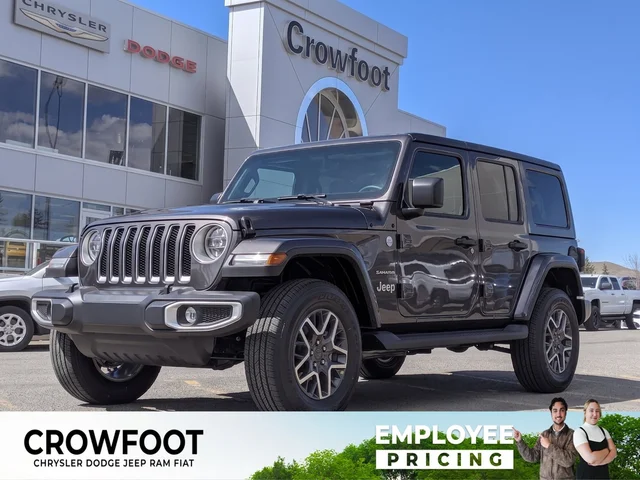 2026 Jeep Wrangler Sahara - - 4x4 - Body- Color Top - Side Steps - 2.0L Turbo - Remote Start & More!