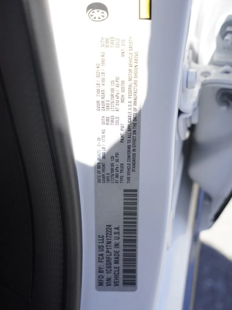 New 2026 Bright White Clear-Coat Exterior Paint RAM Rebel image 30