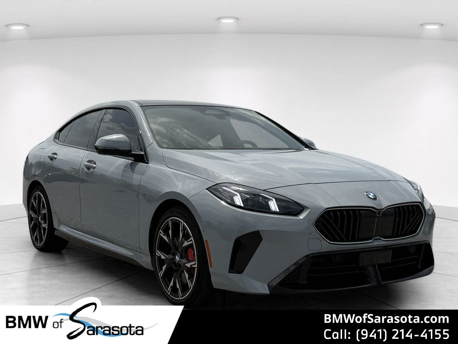 New 2026 Brooklyn Grey Metallic BMW 228 Gran Coupe image 1