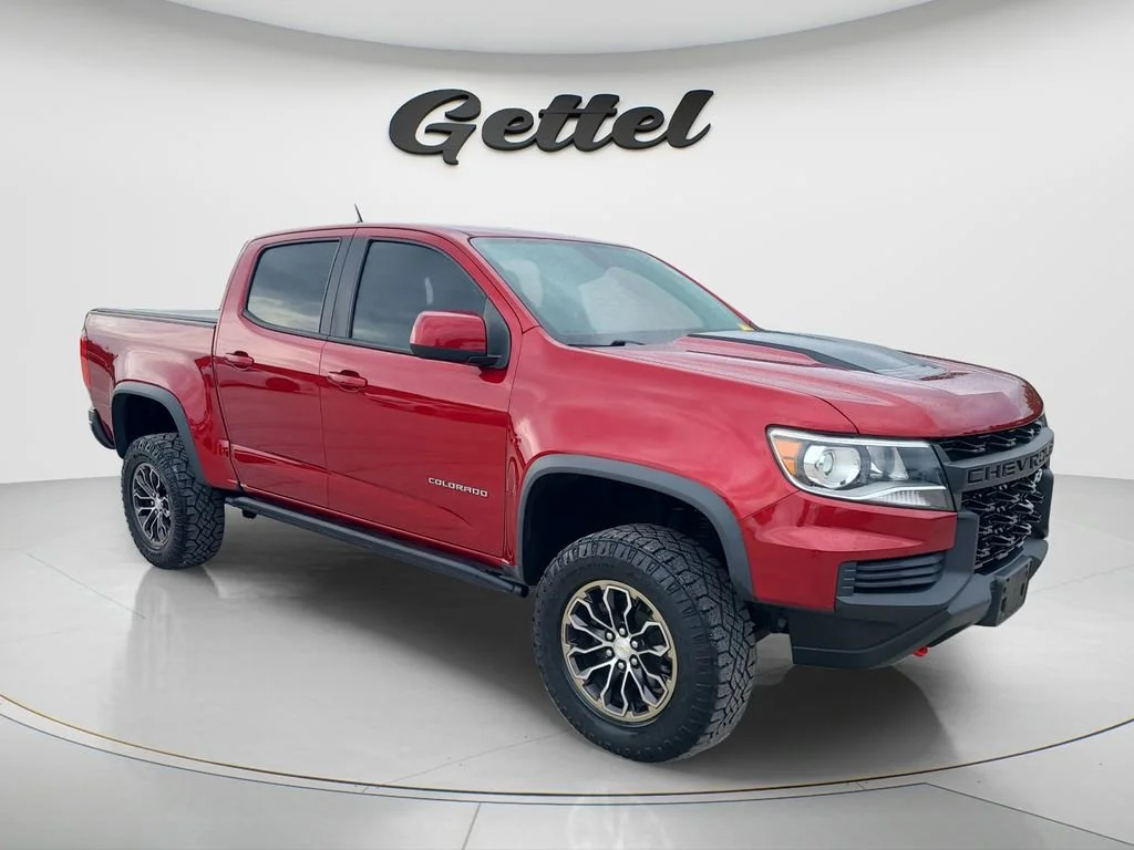 Used 2021 CHERRY RED TINTCOAT Chevrolet 4WD ZR2 image 3