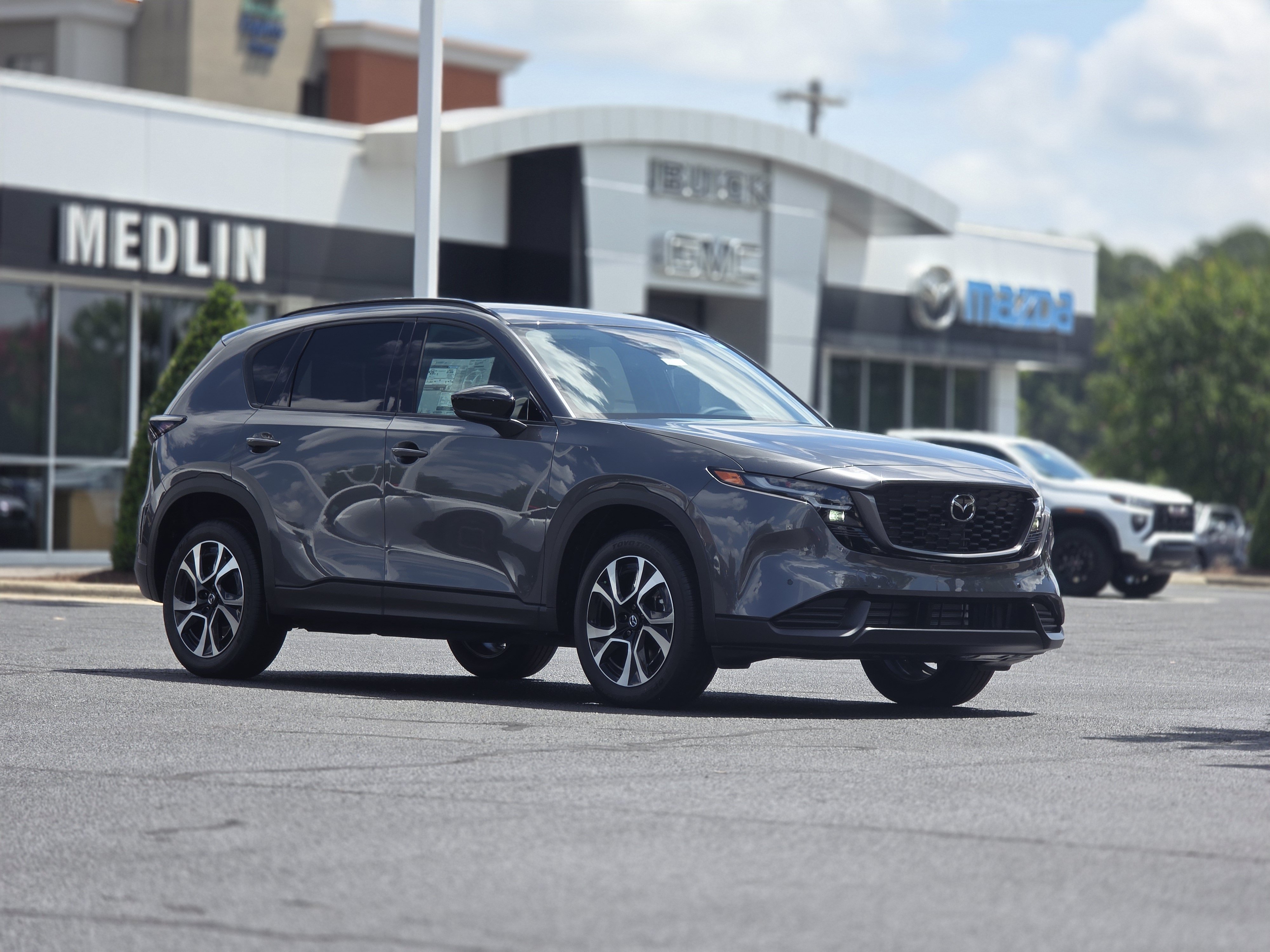 New 2026 Machine Gray Metallic Mazda 2.5 S Preferred AWD image 1