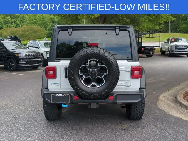 Used 2023 White Jeep Rubicon 4xe image 4