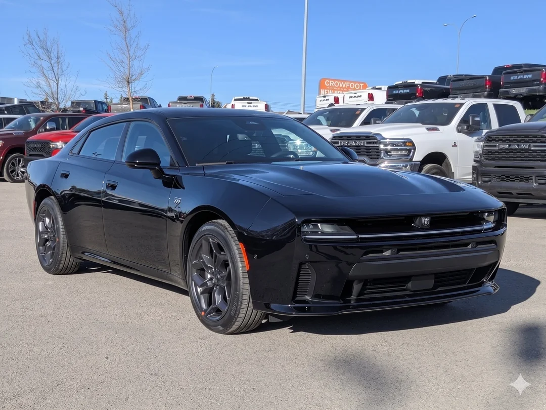 New 2026 Black Dodge R/T - - AWD - Blacktop Pack - Driver Convenience - Alpine Audio - Hurricane Turbo & More! image 2