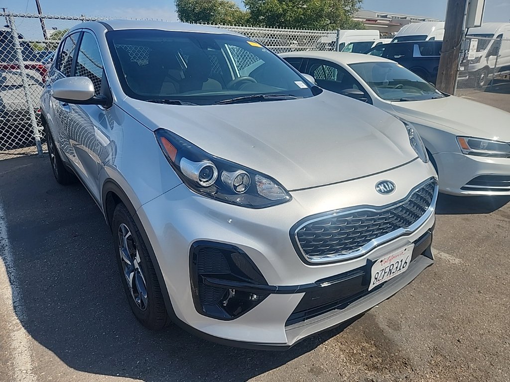 Certified Used 2022 Sparkling Silver Kia LX image 1