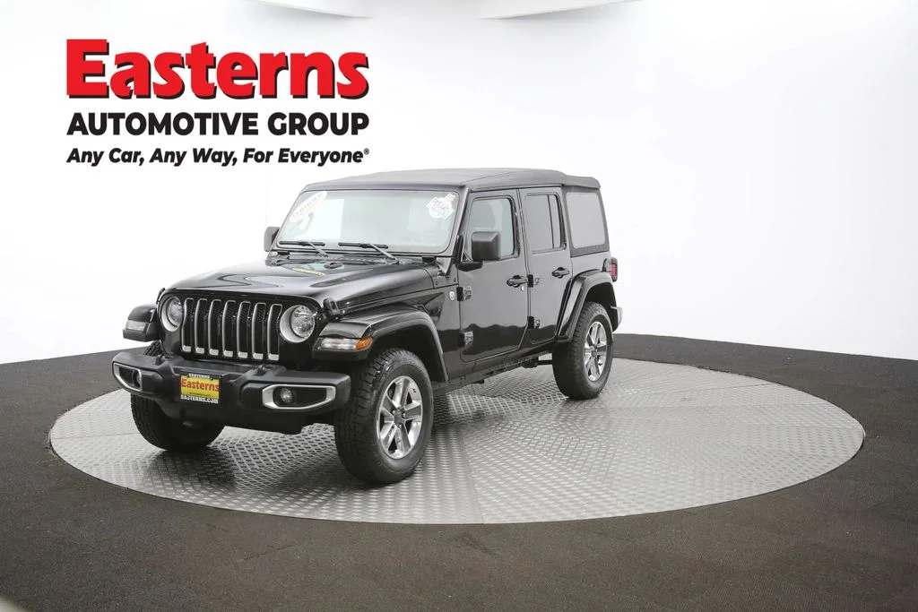 Used 2021 Black Jeep Unlimited Sahara image 52