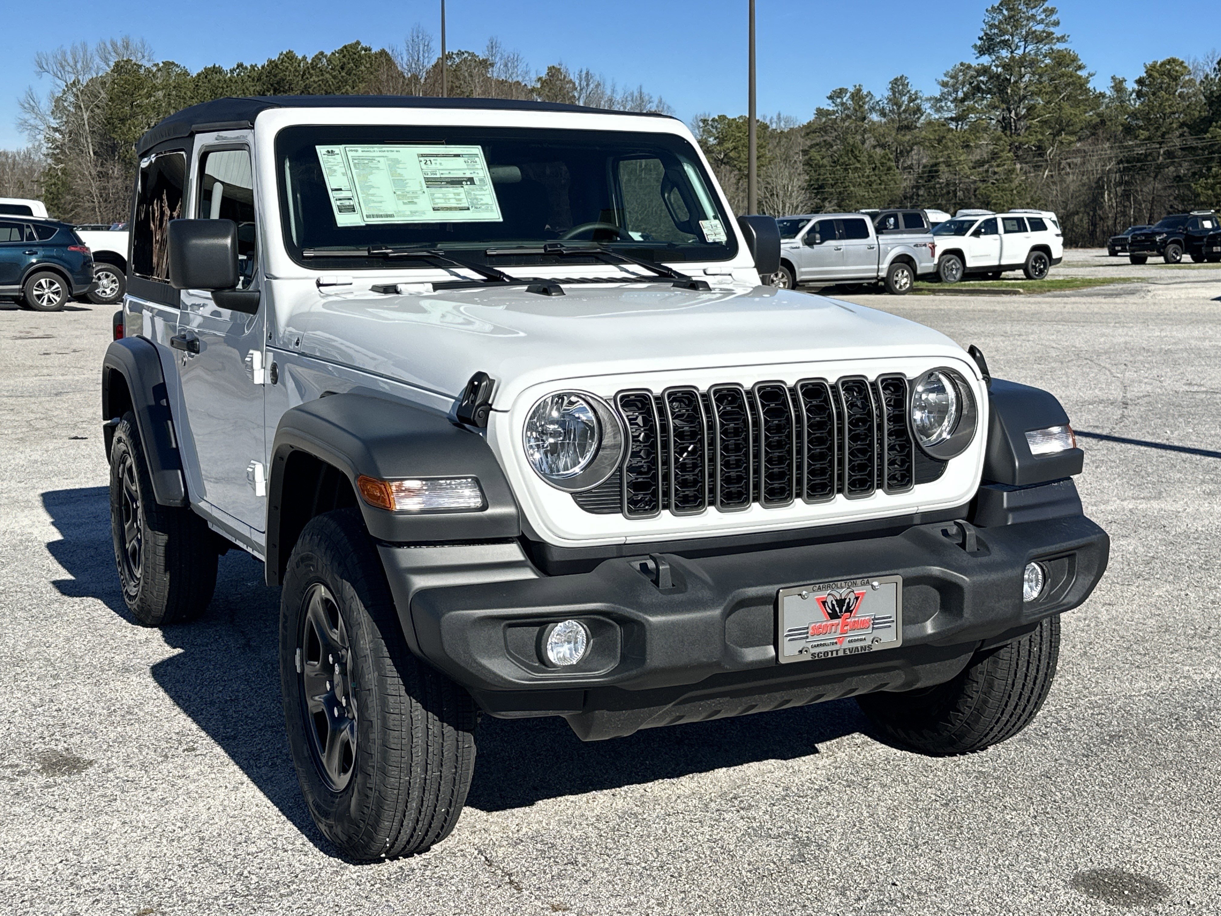 New 2026 Bright White Clearcoat Jeep Sport image 2