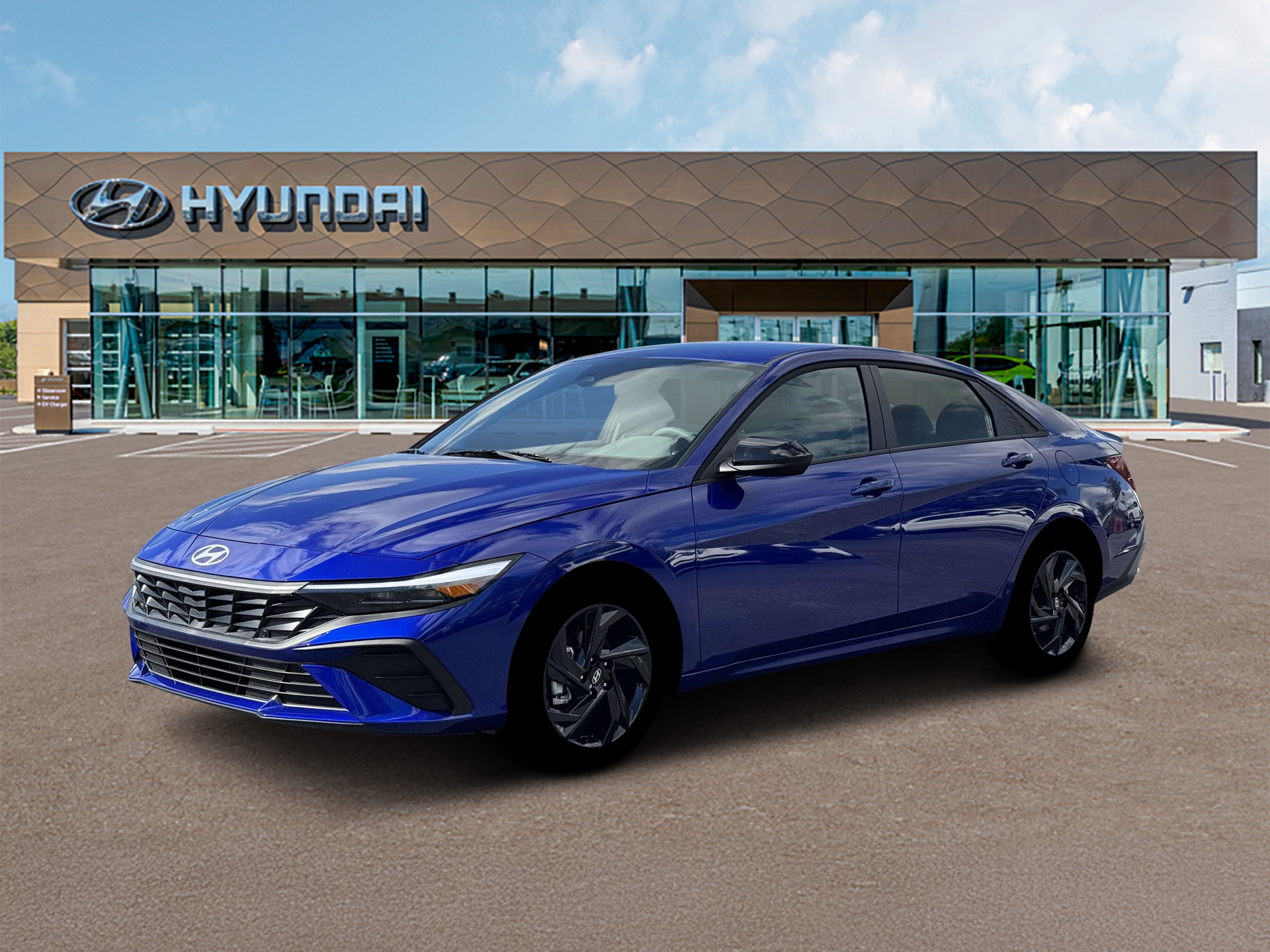 New 2026 Intense Blue Hyundai SEL Sport image 2
