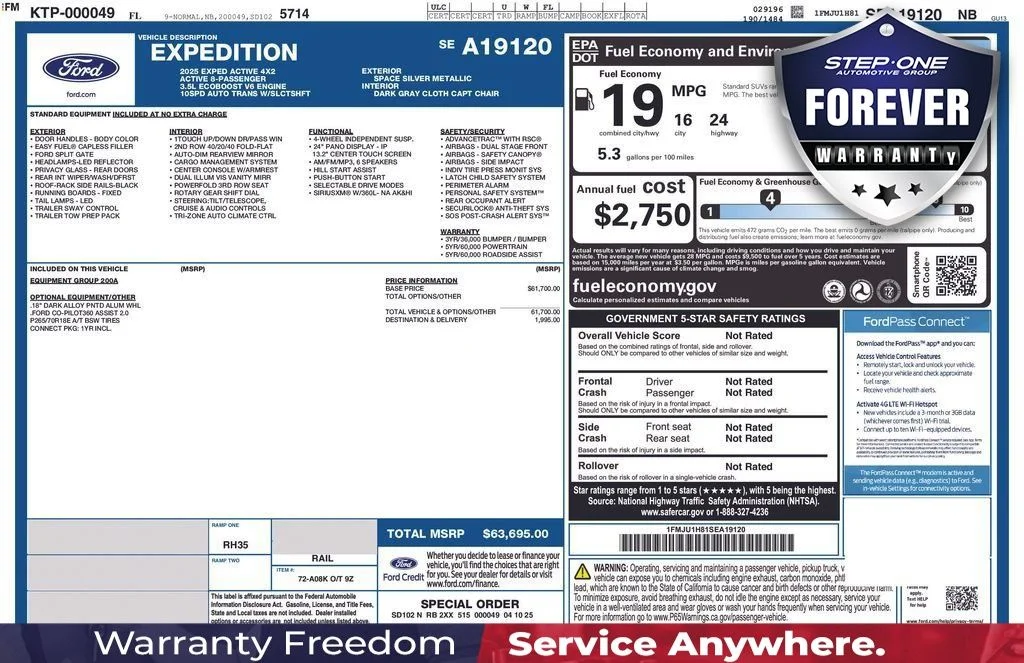 Used 2025 Silver Ford Active image 41