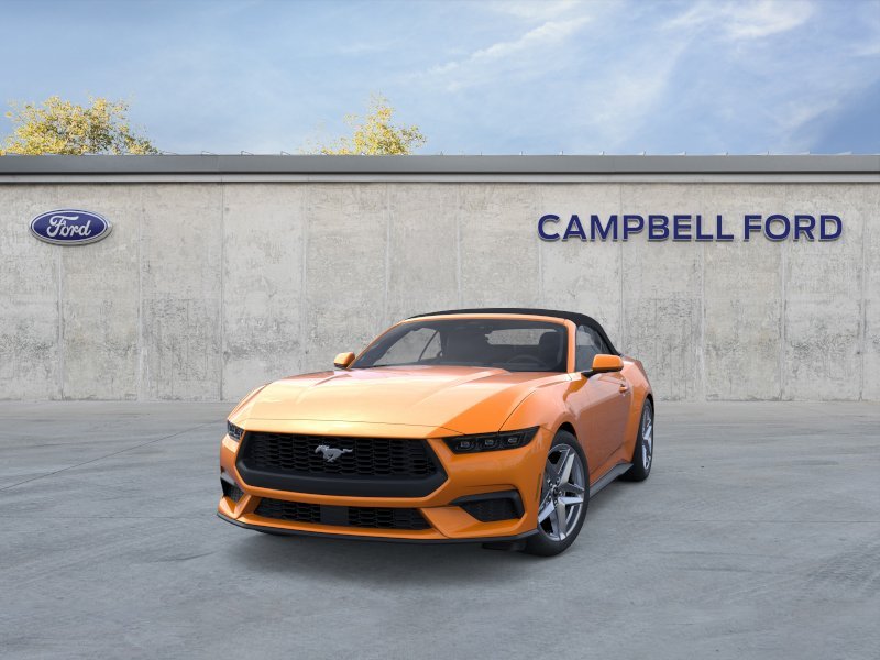 New 2026 Orange Fury Metallic Tri-coat Ford EcoBoost® Convertible image 10