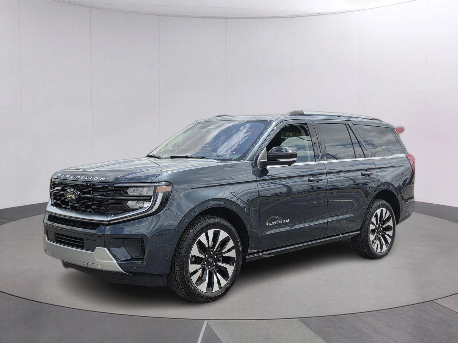 Used 2025 Stone Blue Ford Platinum image 1