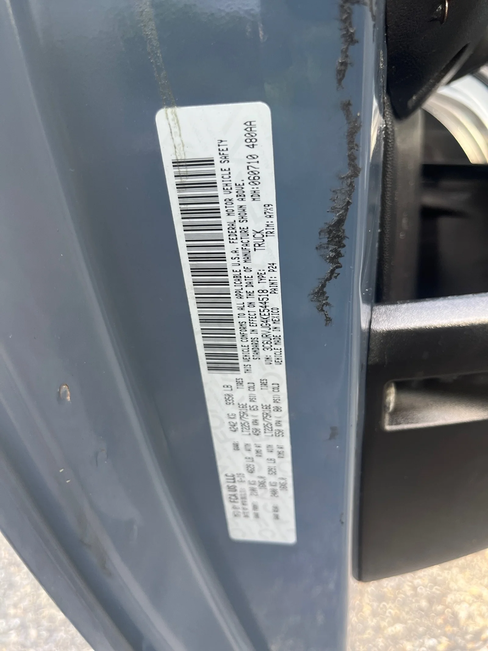 Used 2019 Patriot Blue Pearlcoat Ram 3500 HIGH ROOF EXT image 7