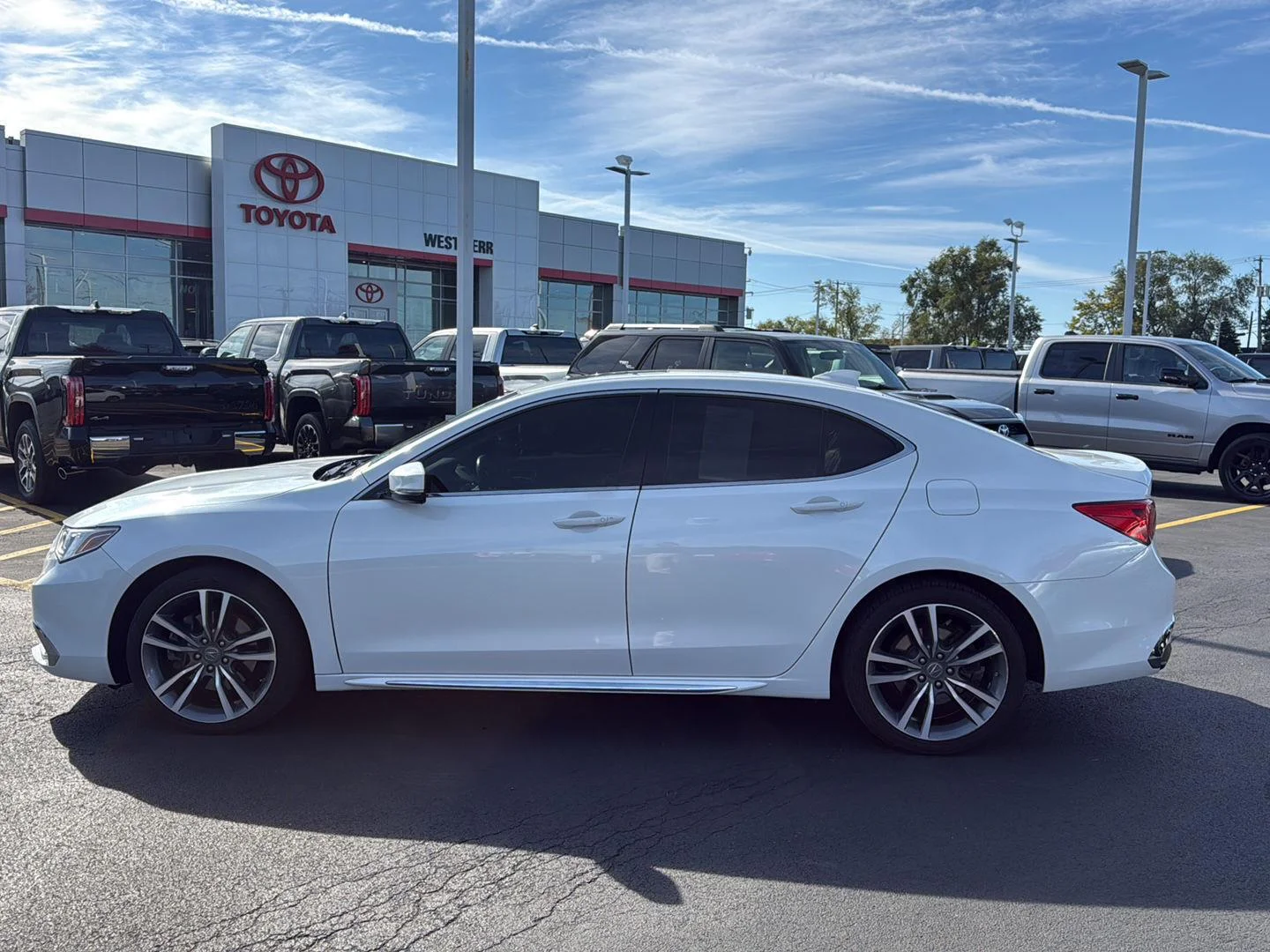 Used 2020 Platinum White Pearl Acura SH-AWD V6 w/Tech image 6