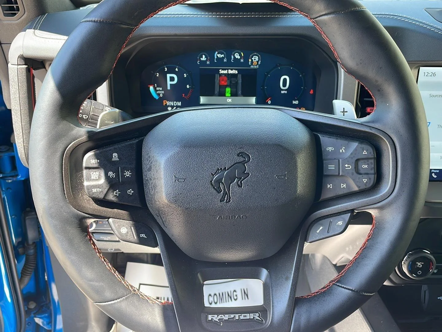 Certified Used 2024 Velocity Blue Ford Raptor image 11