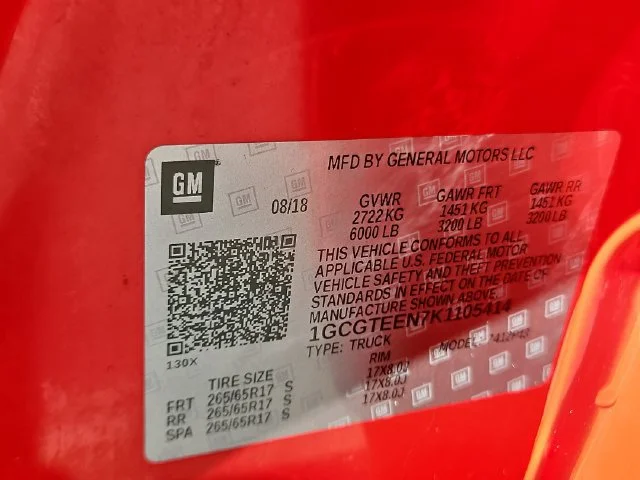 Used 2019 RED HOT Chevrolet 4WD ZR2 image 28
