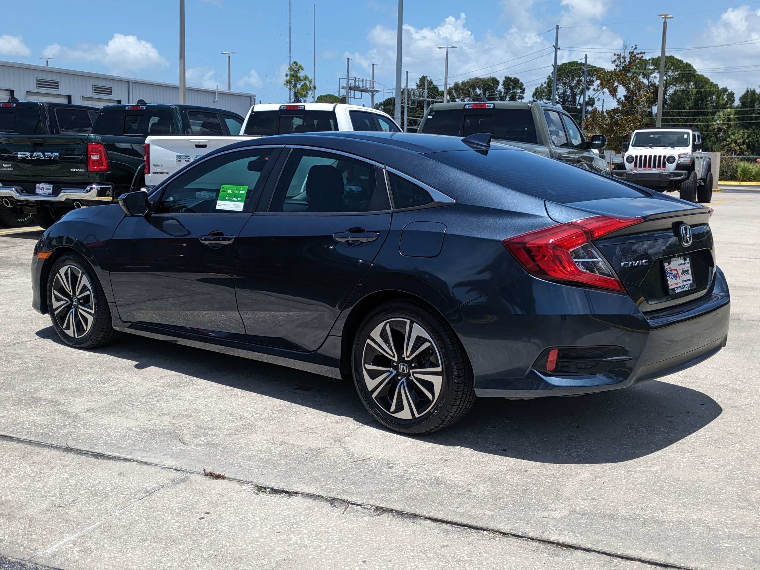 Certified Used 2017 Blue Honda EX-L image 7