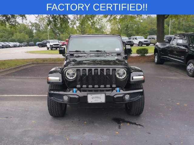 Used 2022 Black Jeep Unlimited Sahara 4xe image 8