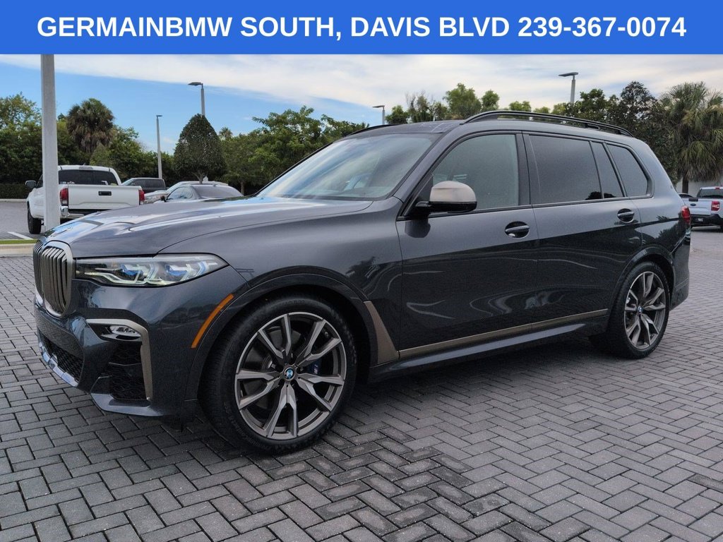 Used 2020 Gray Metallic BMW M50i image 1