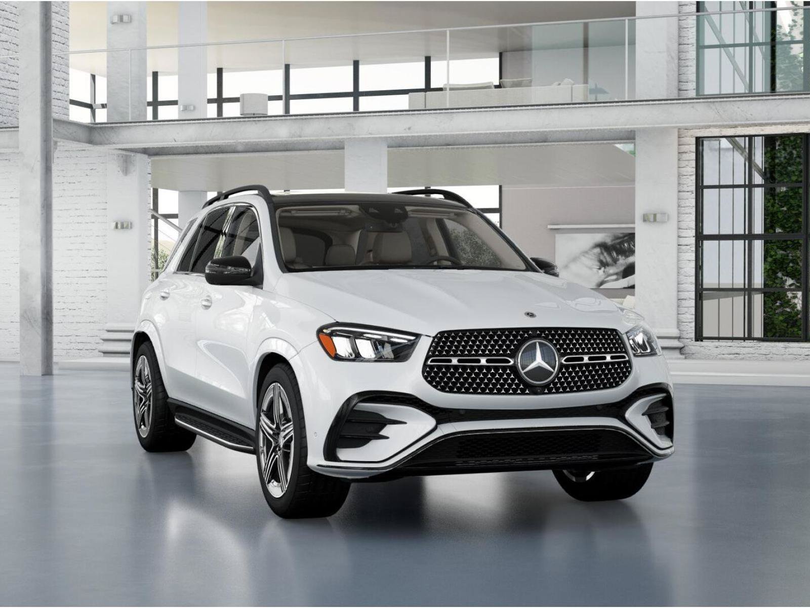 New 2026 MANUFAKTUR Moonlight White Metallic Mercedes-Benz GLE 350 image 9