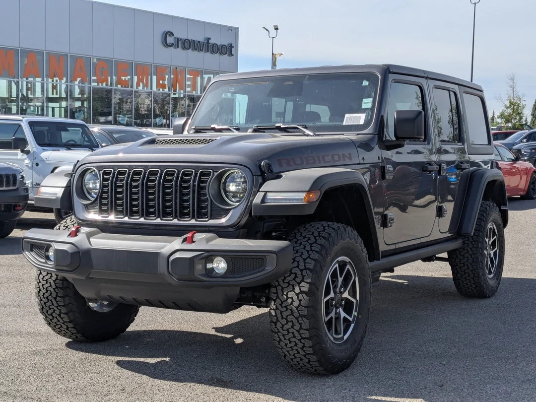 New 2026 Grey Jeep Rubicon - - 4x4 - Nappa Leather - Freedom Top Hardtop - 8- Speed Auto - Remote Start & More! image 4