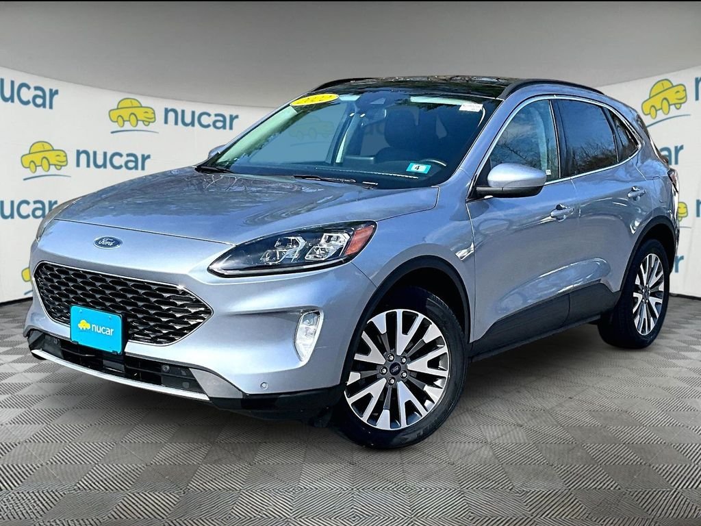 Used 2022 Blue Silver Metallic Ford Titanium image 3