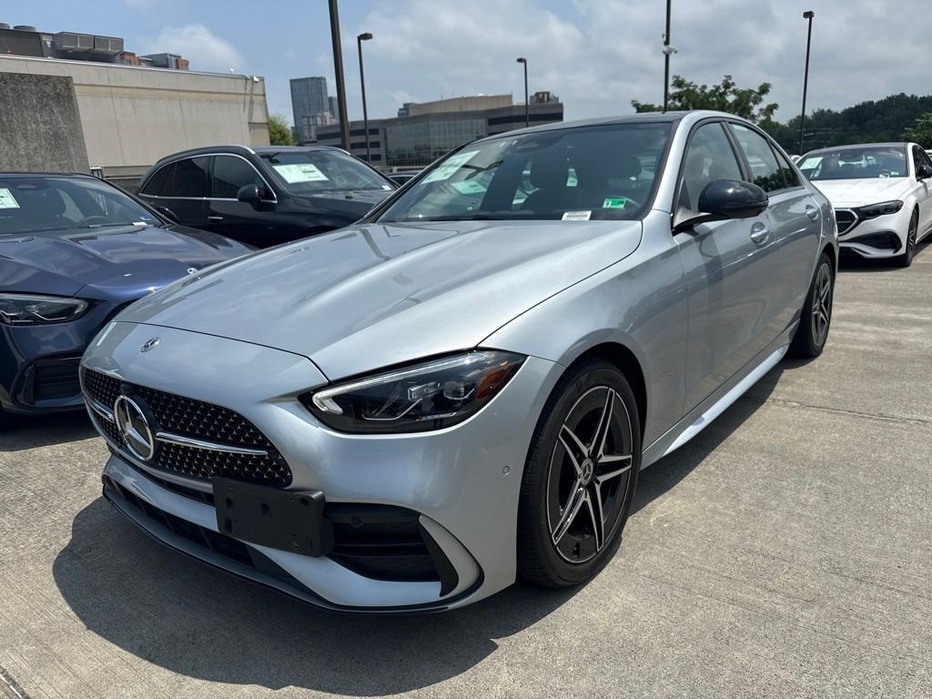 Used 2025 Cirrus Silver Metallic Mercedes-Benz C 300 image 1