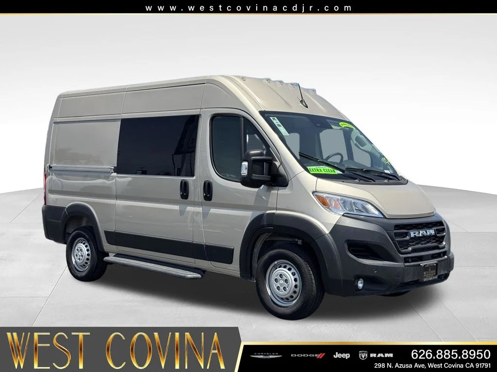 New 2025 Sandstone Pearlcoat RAM High Roof image 3