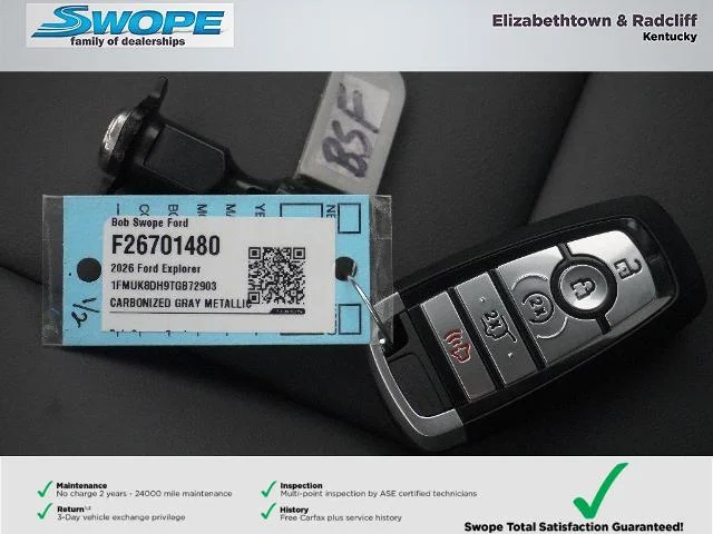 New 2026 Carbonized Gray Metallic Ford Active image 31