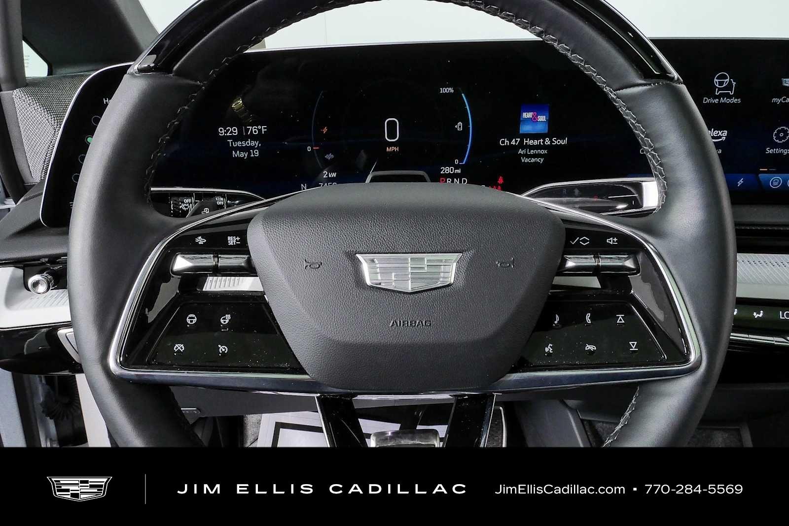 Certified Used 2025 Crystal White Tricoat Cadillac Luxury 1 image 9