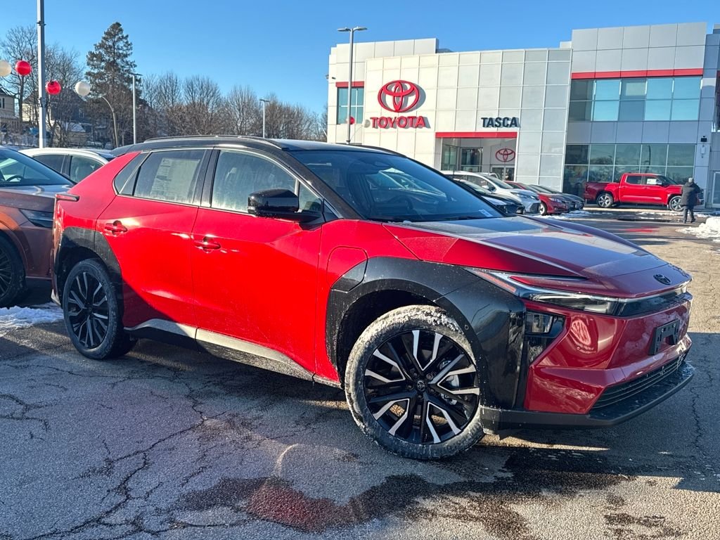 Supersonic Red with Midnight Black Metallic roof 2026 Toyota bZ Limited AWD SUV / Crossover All-Wheel Drive